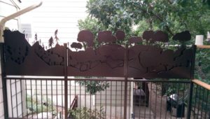 Decorative metal fence railing from the best deck contractor in Colorado Springs